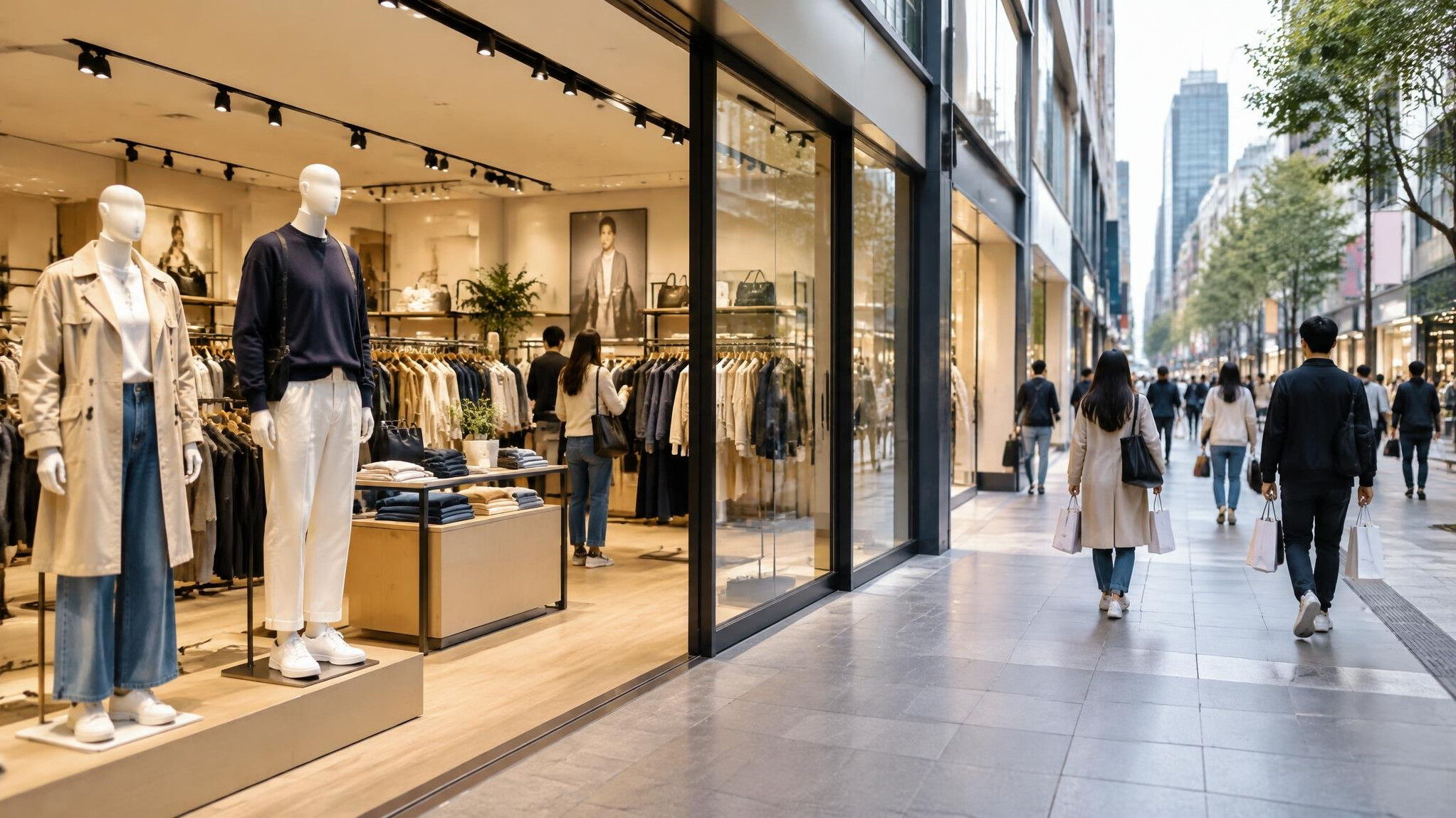 modern retail store interior