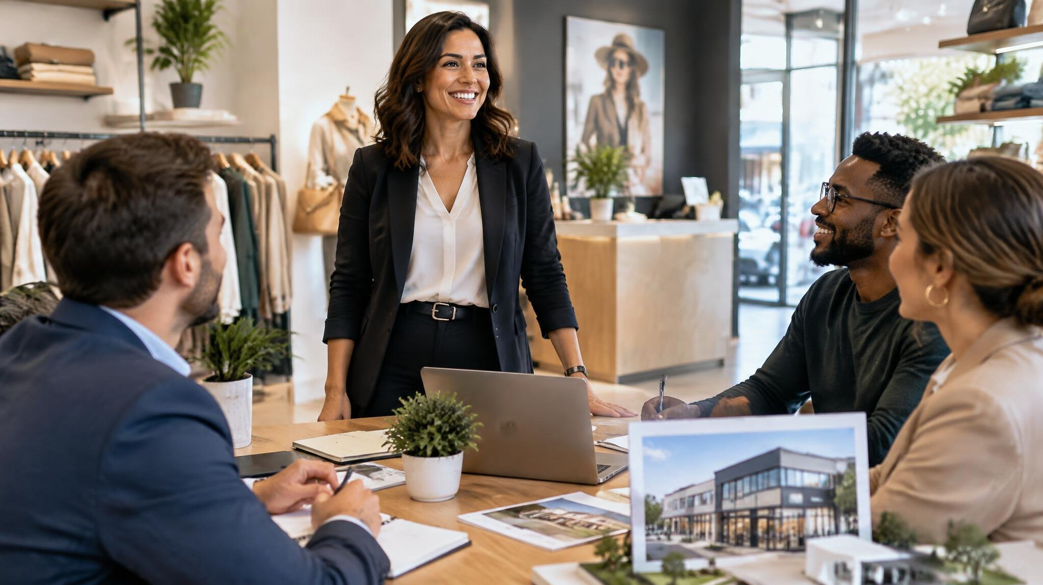 happy business owner