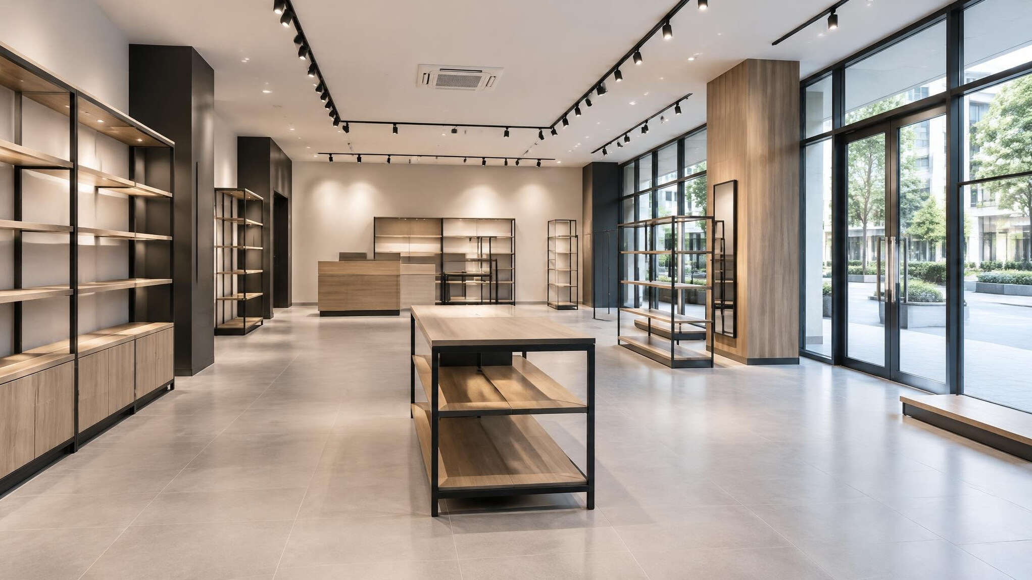 modern retail interior