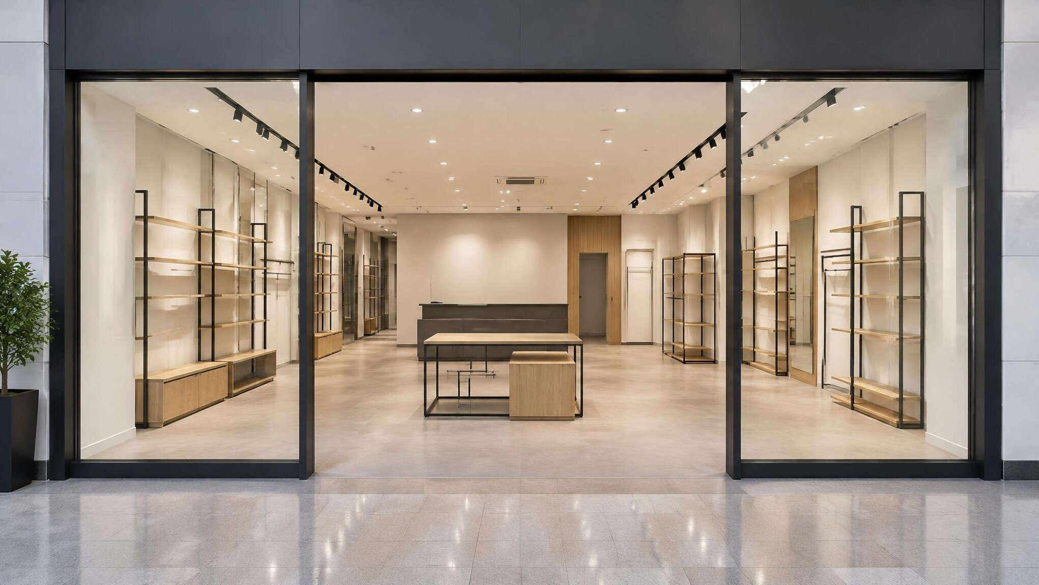 modern retail store interior