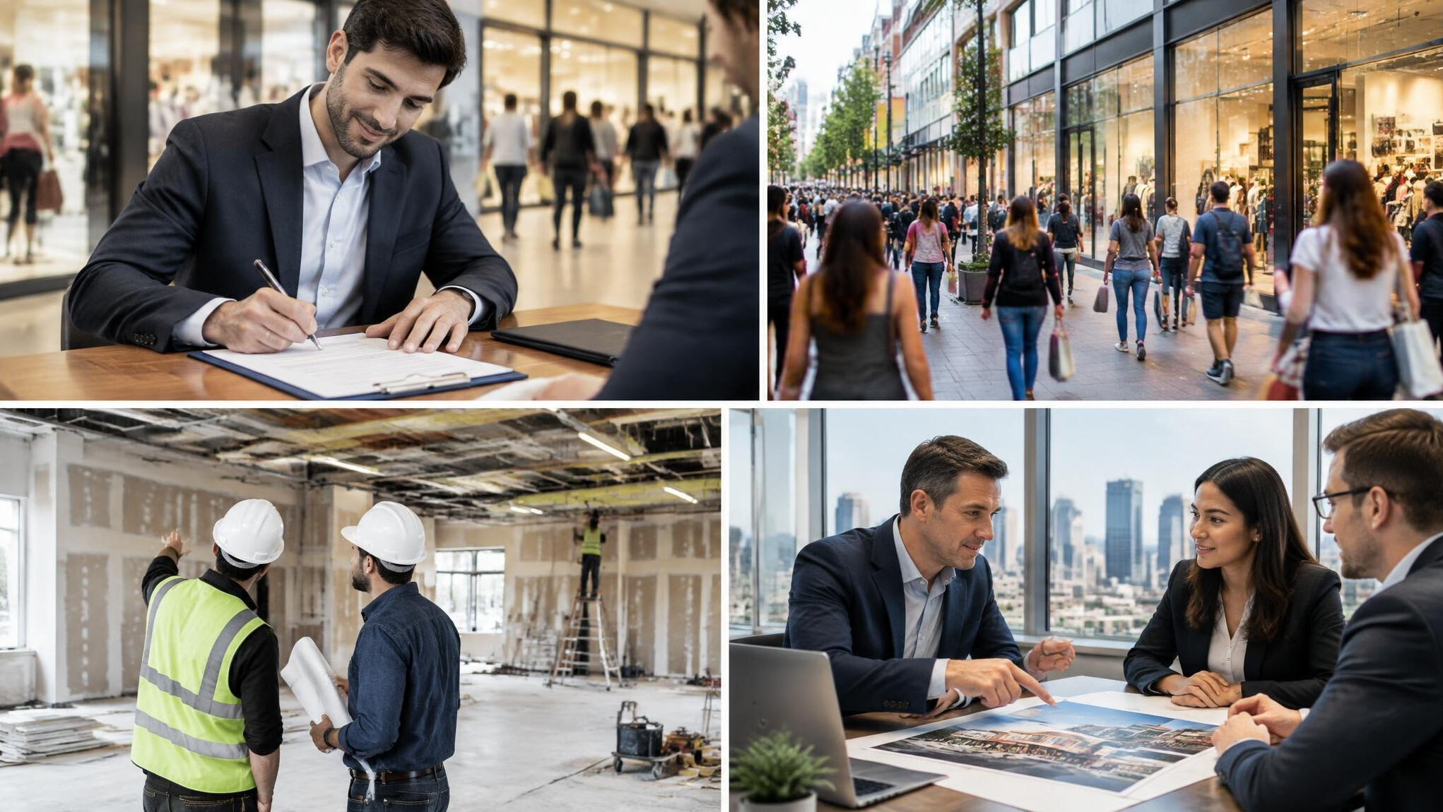 entrepreneur signing lease